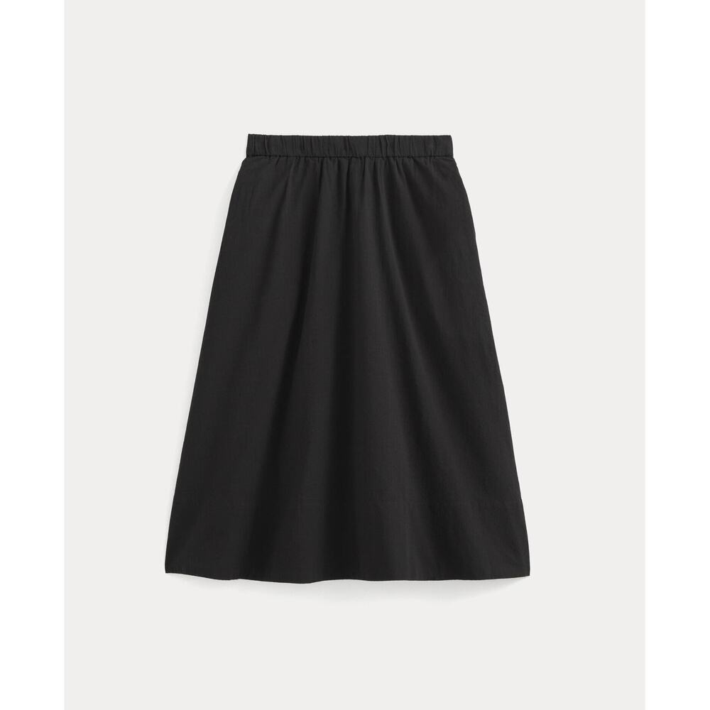 Everlane Women's Gauze Tiered Skirt in Black, Size Small